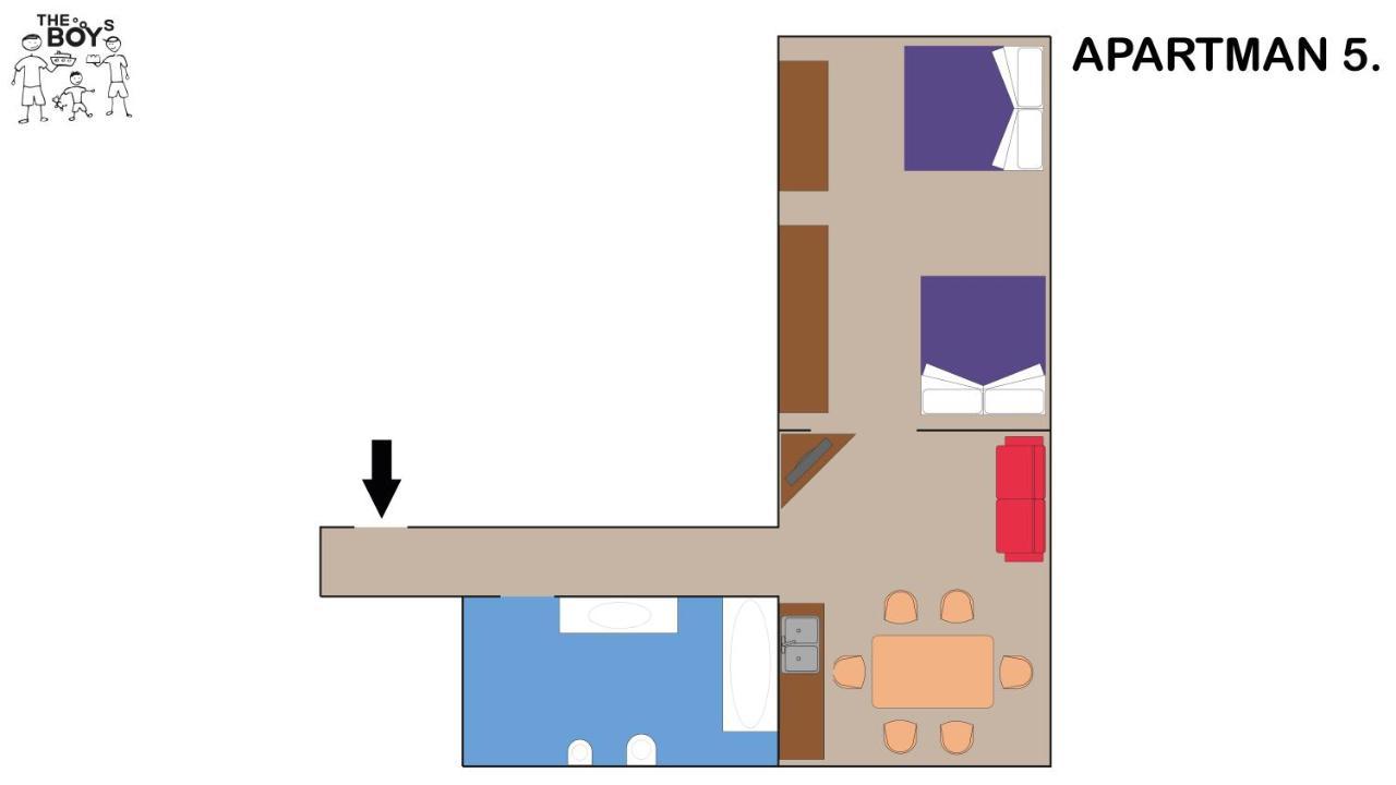 The Boys Apartman Шіофок Екстер'єр фото