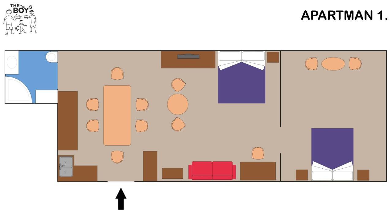 The Boys Apartman Шіофок Екстер'єр фото