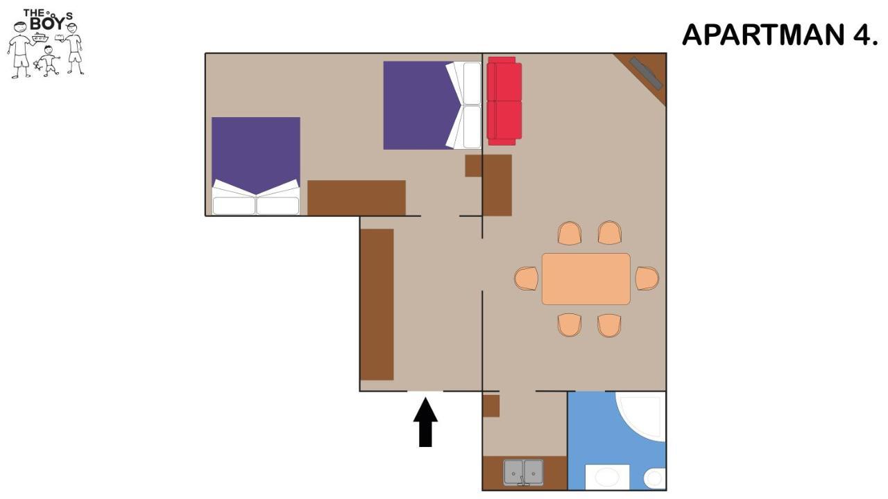 The Boys Apartman Шіофок Екстер'єр фото