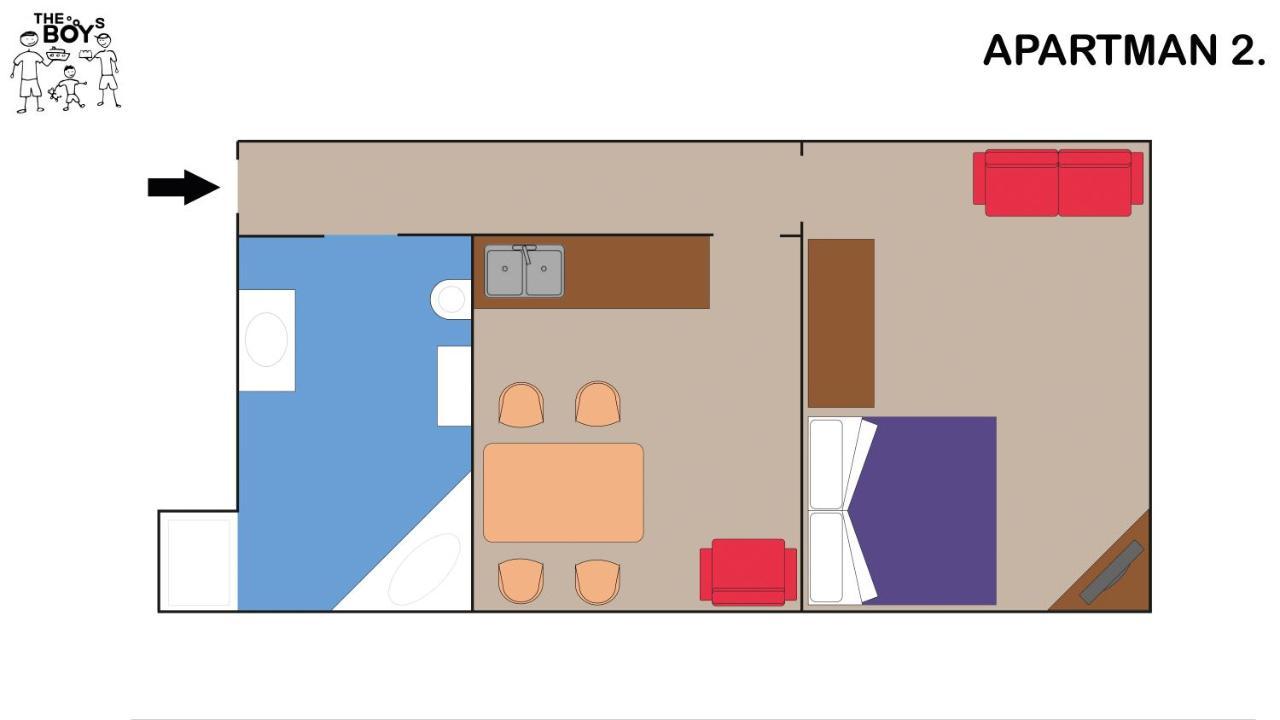 The Boys Apartman Шіофок Екстер'єр фото