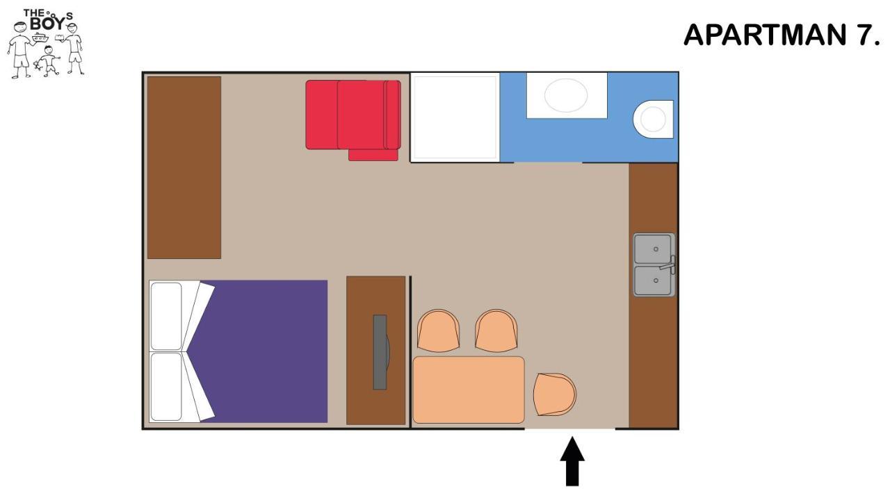 The Boys Apartman Шіофок Екстер'єр фото
